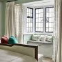 Holland Park Home | Master Bedroom, Window Seat Detail | Interior Designers